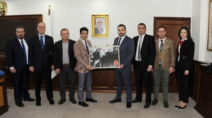 Aydın Veteriner Hekimleri Odası&rsquo;ndan AD&Uuml; Rekt&ouml;r&uuml; Aldemir&rsquo;e ziyaret