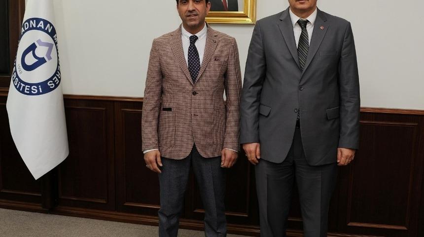 İl Milli Eğitim M&uuml;d&uuml;r&uuml; Okumuş&rsquo;tan AD&Uuml;&rsquo;ye ziyaret