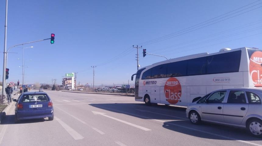 Hastane kavşağına ışıklı &ouml;nlem