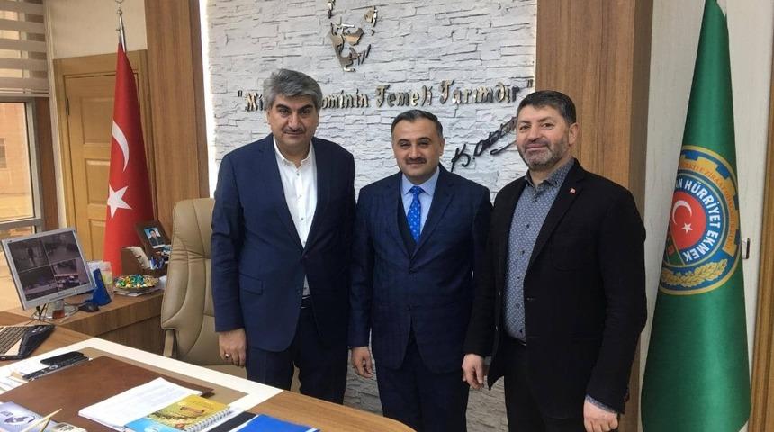 Başkan Cabbar&rsquo;dan Develi Ziraat Odası&rsquo;na ziyaret