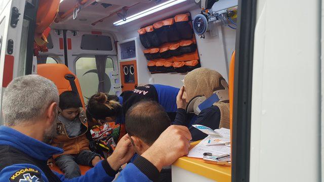 İzmit'te zincirleme kaza: 1'i çocuk 3 yaralı