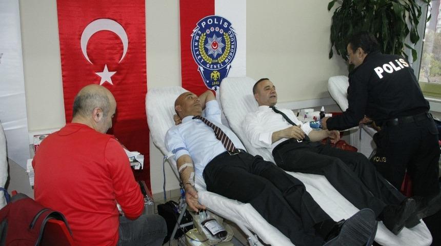 Emniyetten kan bağışı desteği