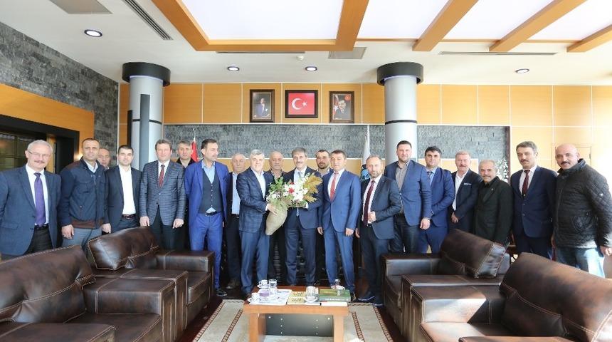 Sendika temsilcilerinden Başkan Alemdar&rsquo;a tam destek