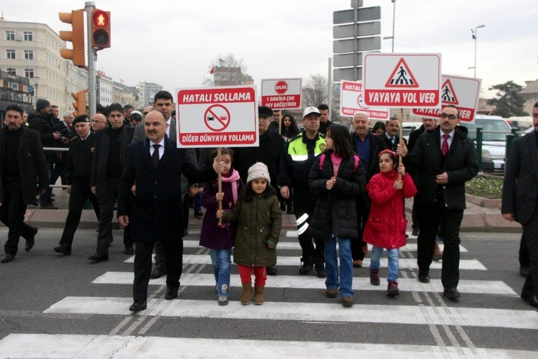 Trafikte Yaya Bilincinin Oluşturulması Projesi