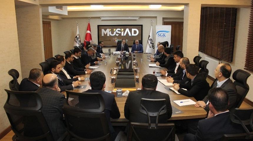 Gaziantep Sosyal G&uuml;venlik İl M&uuml;d&uuml;rl&uuml;ğ&uuml;nden M&Uuml;SİAD&rsquo;a ziyaret