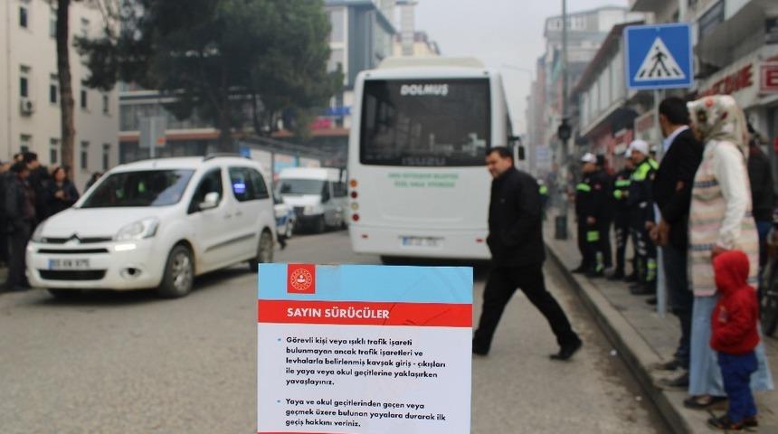 &Ouml;ncelik yayaların oldu