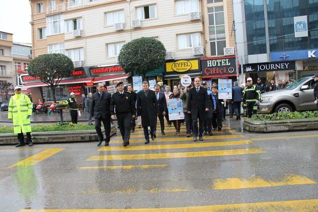 Öncelik Hayatın, Öncelik Yayanın” uygulamayı Yalova’da da yapıldı