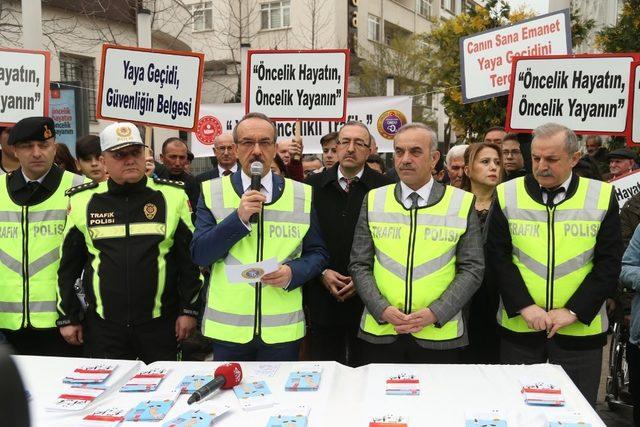 Ordu’da yaya geçitlerinde ‘öncelik yayanın’