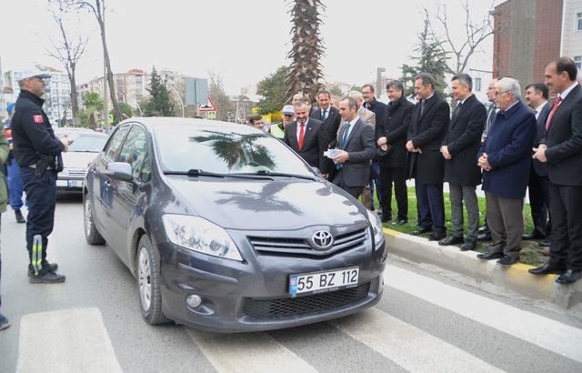 Bafra’da öncelik yayanın