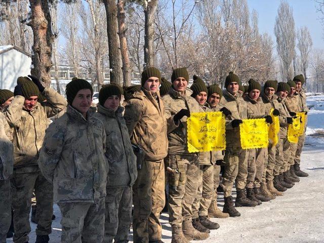 Emanetler Uzman Çavuş Mehmet Akif Sert’in Karakoluna ulaştı