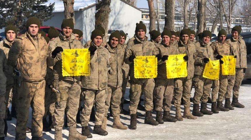 Emanetler Uzman Çavuş Mehmet Akif Sert’in Karakoluna ulaştı