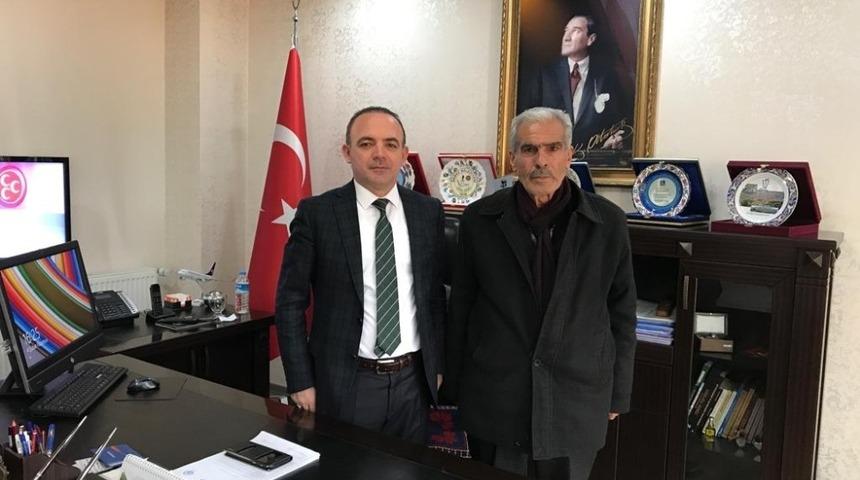 Kaymakam &Ouml;ner, Şehit Polis Fethi Sekin&rsquo;in babasını ağırladı