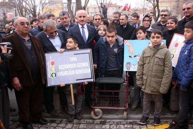 Konya, Aksaray ve Karaman'da 'Öncelik Yayanın, Öncelik Yayanın' uygulaması