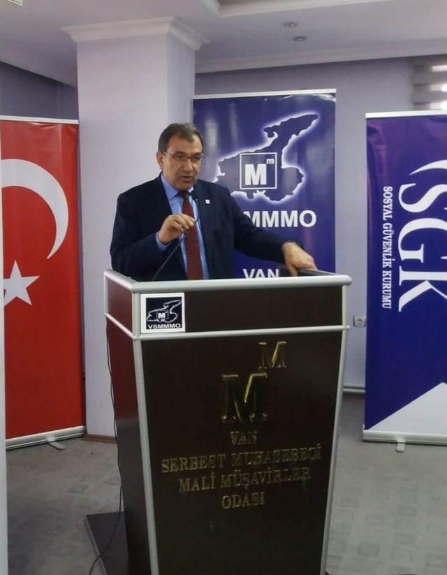 Van SMMMO’da bilgilendirme semineri