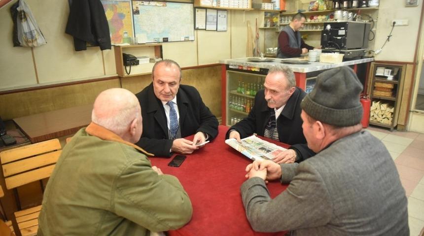 Başkan Arslan, vatandaşlarla bir araya geldi