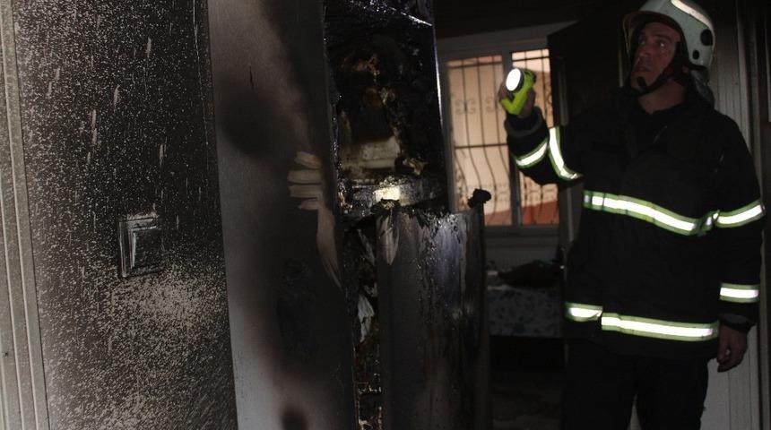 Elektrik kontağı yangın &ccedil;ıkardı