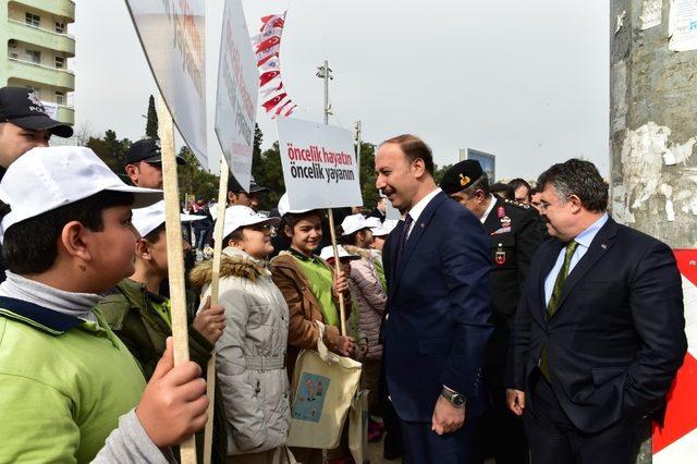 Şanlıurfa’da ’Öncelik Hayatın, Öncelik Yayanın’ eylemi