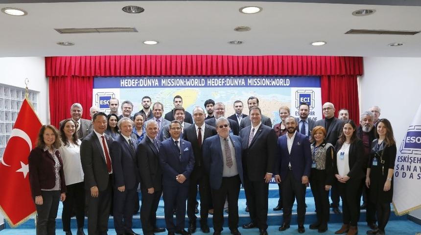 ESO, ABD&rsquo;nin b&uuml;y&uuml;k havacılık ve savunma sanayi firmalarını &uuml;yeleri ile buluşturdu