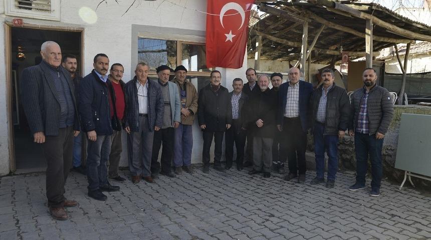 Başkan Ata&ccedil;, &Ccedil;ukurhisar esnafı ile buluştu