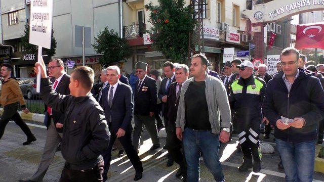 Nazilli’de trafikte yayalara öncelik uygulaması büyük ilgi gördü