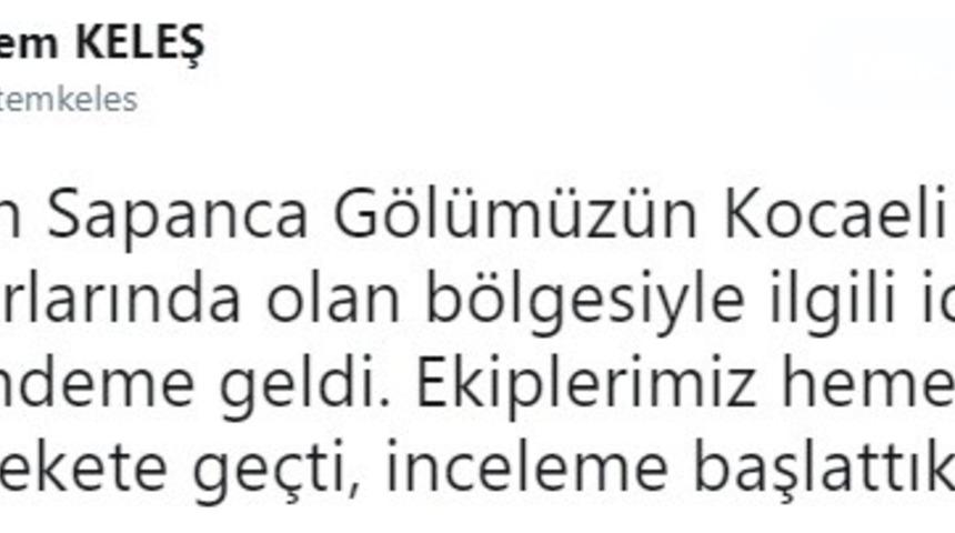 SASKİ Sapanca Gölü için il sınırlarını aştı