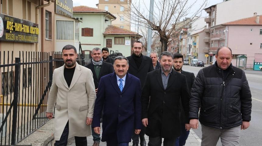 Cumhur İttifakından Cumhuriyet Caddesi esnafına ziyaret