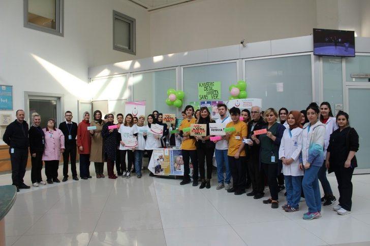 Kansere dikkat çekmek için yürüdüler G1