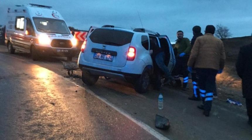 Giresun&rsquo;da trafik kazası: 6 yaralı