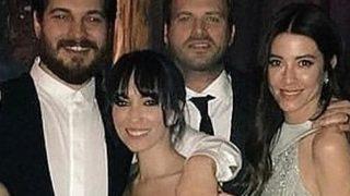 Hazal Kaya ile Ali Atay'ın düğününe ünlü isimler akın etti