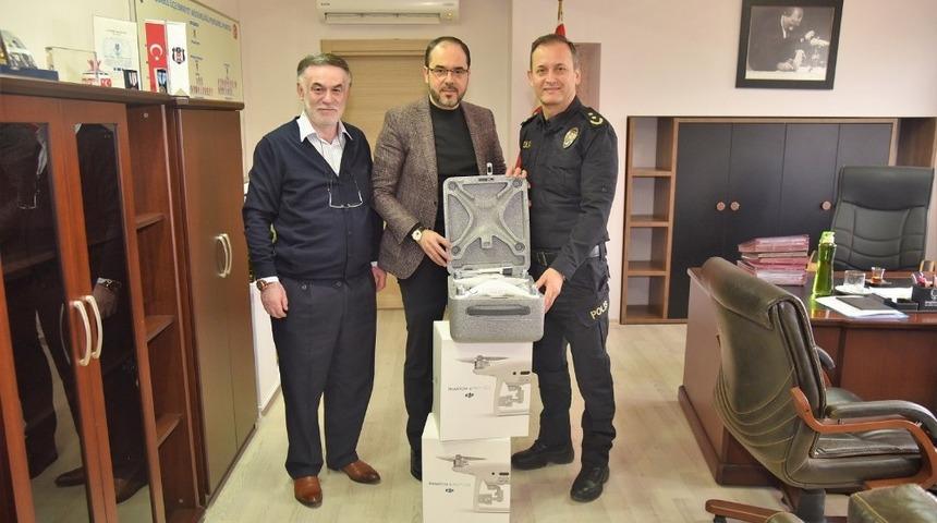 Başiskele Belediyesi&rsquo;nden İl&ccedil;e Emniyet M&uuml;d&uuml;rl&uuml;ğ&uuml;&rsquo;ne hava desteği