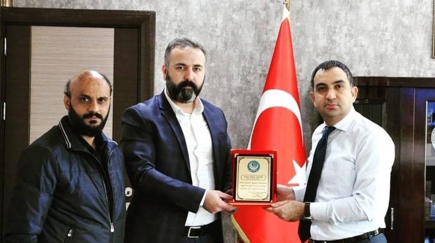 AK Ocaklar&rsquo;dan Silvan Kaymakamı &Ccedil;elik&rsquo;e nezaket ziyareti