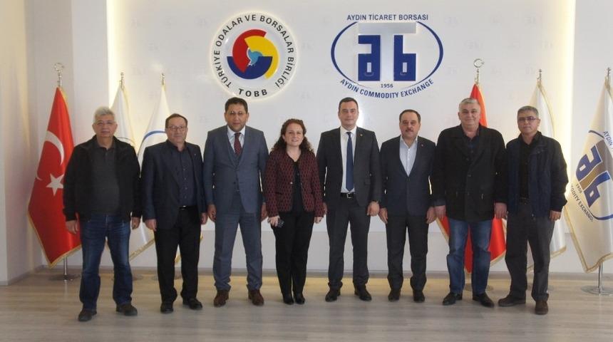 Aydın SGK ve İŞKUR’dan Aydın Ticaret Borsası’na ziyaret