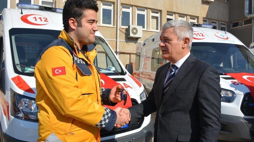 Kahramanmaraş&rsquo;a 4 yeni ambulans