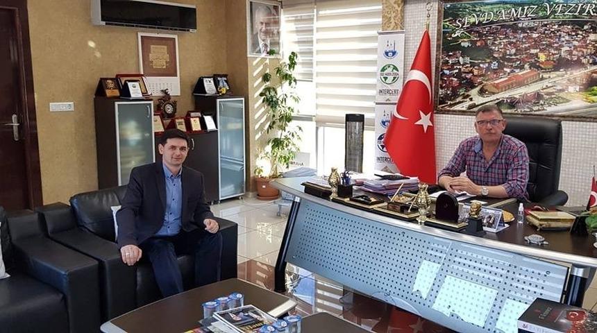 Başkan adayı Gergin, Başkan Duymuş’u ziyaret etti