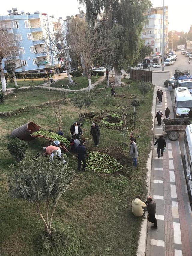 Birecik peyzaj çalışmaları göz kamaştırıyor