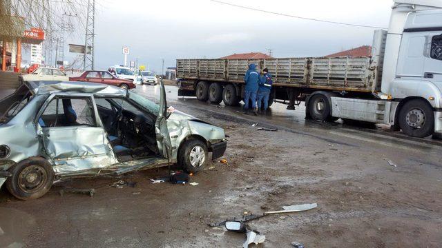 Yozgat'ta okul yolunda kaza: 3'ü çocuk 4 yaralı