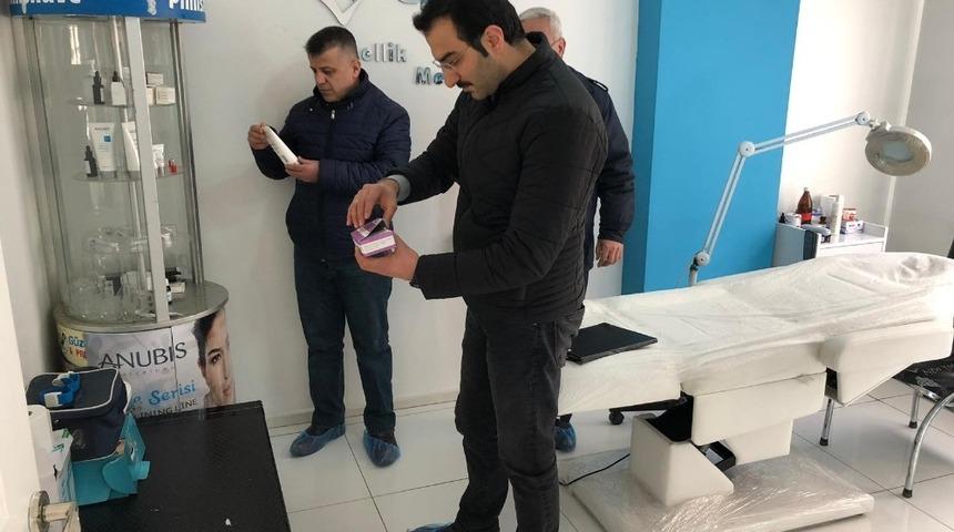 Hakkari&rsquo;de g&uuml;zellik merkezleri denetlendi