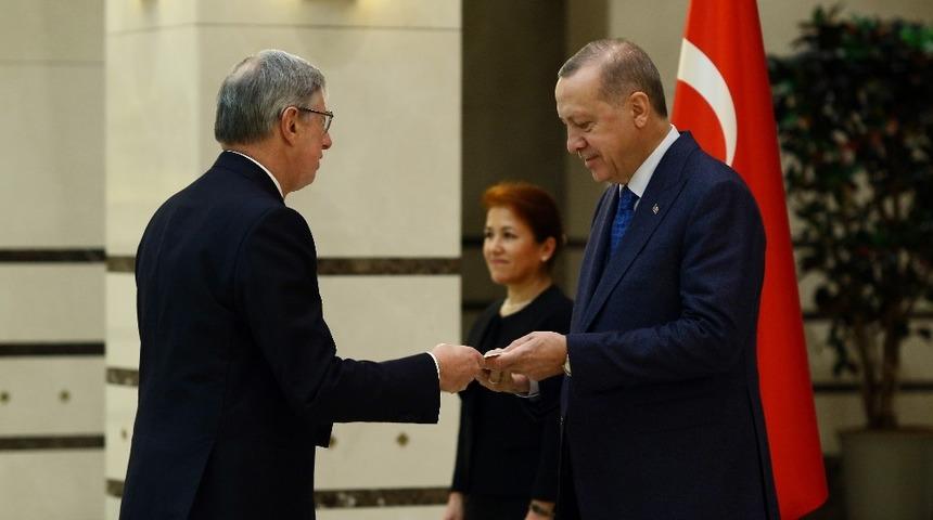 Cumhurbaşkanı Erdoğan, İtalya B&uuml;y&uuml;kel&ccedil;isini kabul etti