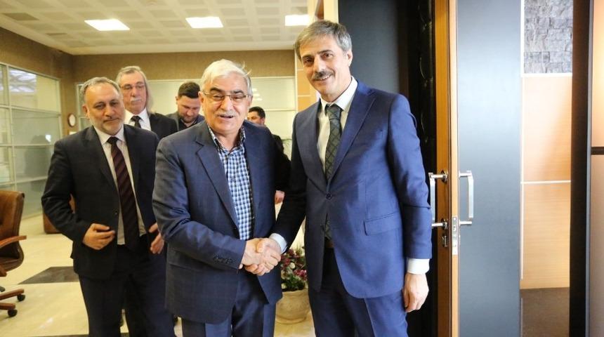 Başkan Alemdar, SAMOB Başkanı Durak&rsquo;ı ağırladı