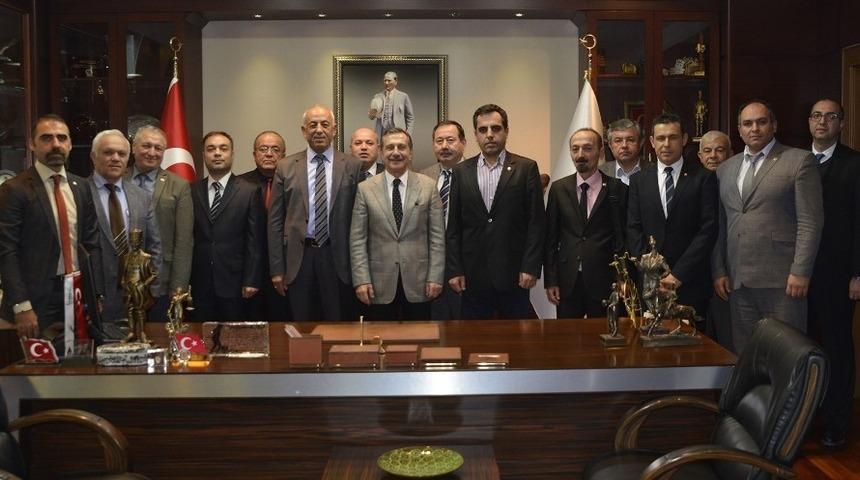 Demiryolcular Başkan Ata&ccedil;&rsquo;ı ziyaret etti