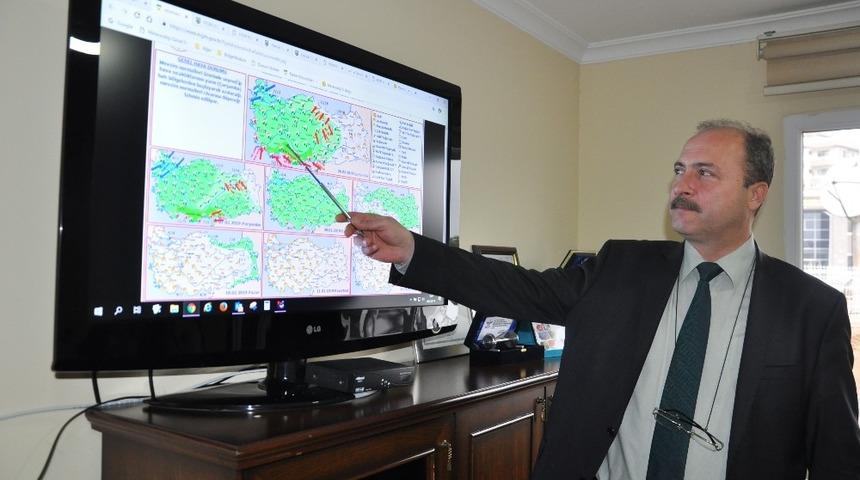 Afyon b&ouml;lgesindeki yağışlar ge&ccedil;en yıllara g&ouml;re y&uuml;zde 100 arttı