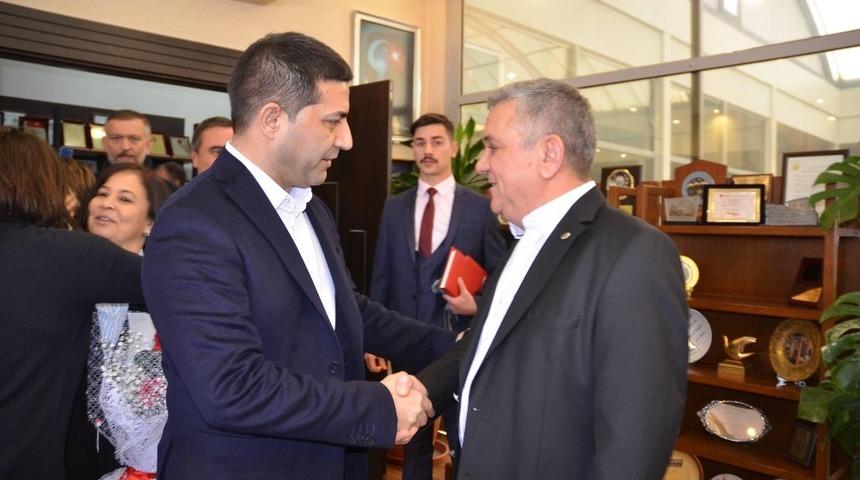 Belediye Başkan Adayı G&uuml;nel&rsquo;den Başkan Kayalı&rsquo;ya ziyaret