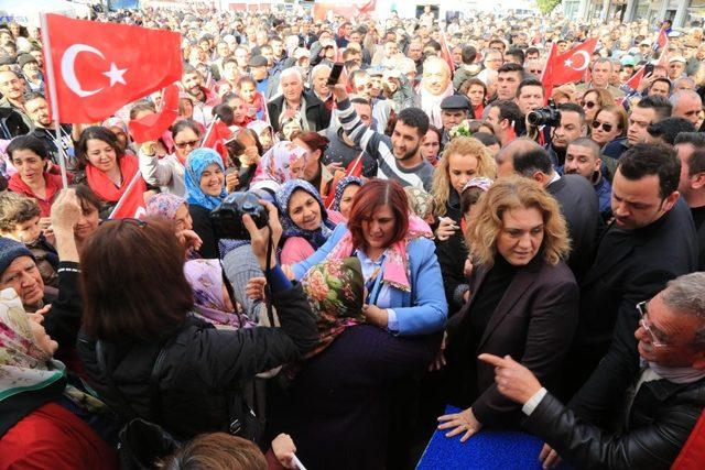 Başkan Çerçioğlu’ndan miting gibi açılış