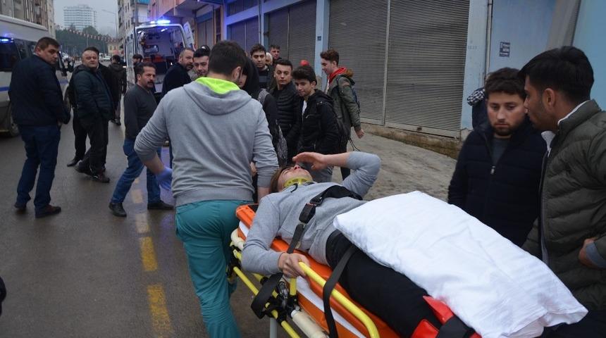 Ordu&rsquo;da freni patlayan dolmuş duvara &ccedil;arptı: 8 yaralı