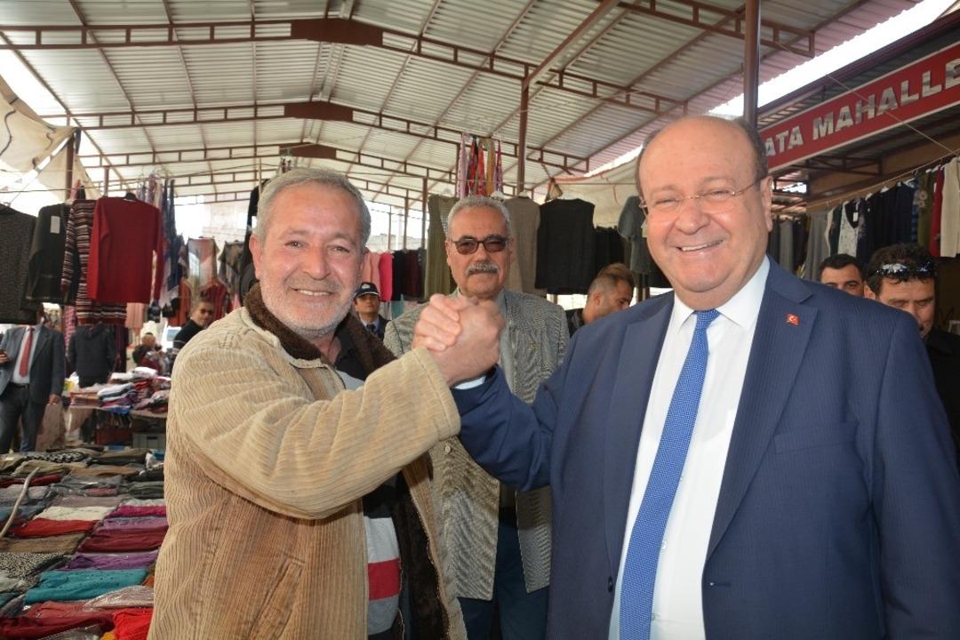 Başkan &Ouml;zakcan sanayi esnafını unutmadı