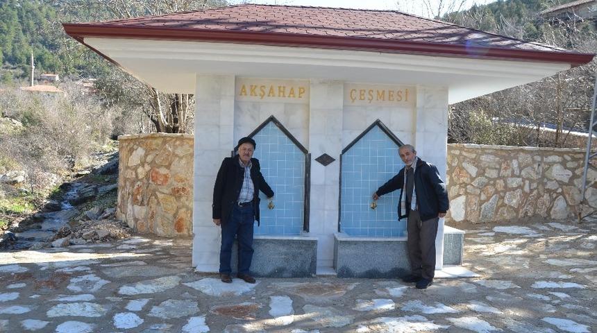 Akseki Akşahap Mahallesine modern &ccedil;eşme