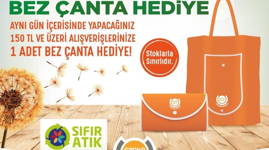Sanko Park&rsquo;tan doğa dostlarına bez &ccedil;anta hediye