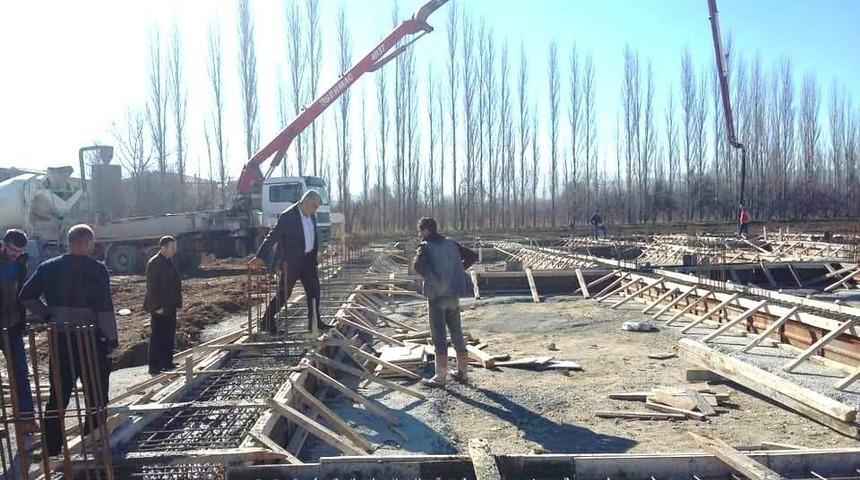 Hisarcık’ta 18 sanayi dükkanının temeli atıldı