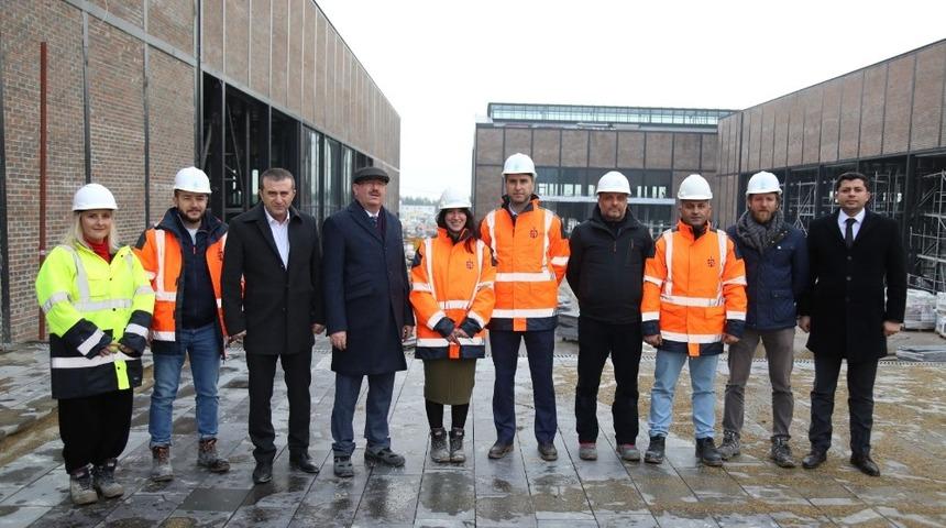 Kongre Merkezi’nde çalışmalara sıkı denetim