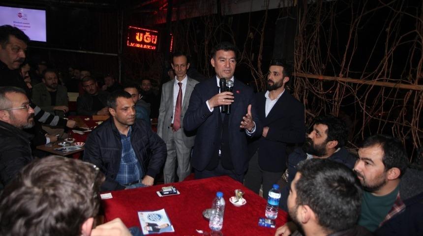 &Uuml;mmet Akın ziyaretlerini Meşrutiyet ve Girne&rsquo;da d&uuml;rd&uuml;rd&uuml;